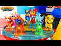 Paw Patrol Save the Dinosaurs and Mighty Pups vs Giant Battlebot!