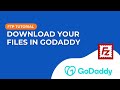 Godaddy FTP Tutorial: How To Access Your File Via FTP In Godaddy
