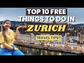 Top FREE THINGS to do in Zurich | SWITZERLAND on BUDGET | Zurich Vlog