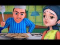 Lalaji Mama Roti Tayaru Cestunnaru | Telugu Rhymes for Children | Infobells