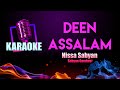Deen Assalam Karaoke | Nissa Sabyan Gambus