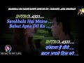 Sambhala Hai Maine Bahut Apne Dil Ko Karaoke With Scrolling Lyrics Eng. & हिंदी