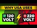 Physics and History of Why USA uses 120 volts and not 220 volts