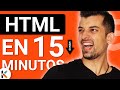 📙 Aprende HTML en MENOS de 15 MINUTOS