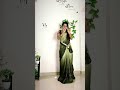 Leesha Eclairs hot navel show in saree slowmotion