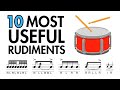 10 Most Useful RUDIMENTS Drummers Should Know 🥁🎵
