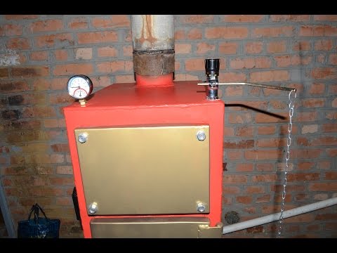 Пиролизный котел естественной тяги своими руками
