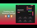 How To Make A Responsive Trading App Website Design Using HTML/CSS/JS