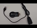 AnyCast wireless hdmi device. to eliminate wired connection.