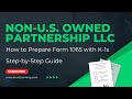 Foreign Owned Multi-Member LLC - Form 1065 Reporting for Nonresidents