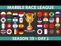 Marble Race League Season 39 DAY 1 Marble Race in Algodoo
