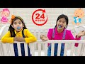 Jannie and Ellie 24 Hours Baby Challenge and Other Fun Challenges for Kids