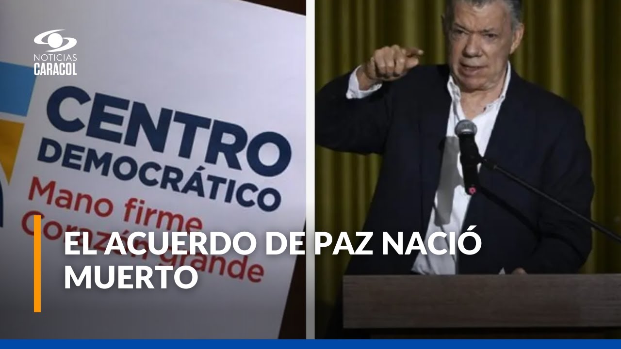 La respuesta del Centro Democrático a Juan Manuel Santos tras entrevista en Noticias Caracol
