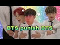 BTS punish eachother 😲 // hindi dub