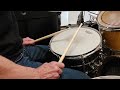 How to do a smooth snare drum press roll