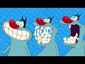 हिंदी Oggy and the Cockroaches 😂 टीवी देखना 😂 Hindi Cartoons for Kids
