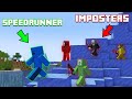 Minecraft Speedrunner Vs 4 Hunters But They're All Imposters