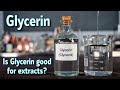 Is Glycerin a Good Substitute for Alcohol When Making an Extract?