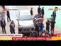 DRAMA AT UHURU GERDEN WHILE PRESIDENT RUTO MOTORCADE TOUCHED AS RUTO`S BODYGAURD ABOUT FALL DOWN