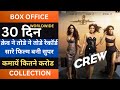 Crew 30th Day Box Office Collection Day 30, Crew Worldwide Collection, Kareena Kapoor, Kriti Sanon