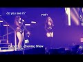 Little Mix Communicating Without Words on Stage