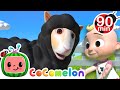 Baa Baa Black Sheep + More popular Nursery Rhymes | Animals Cartoons for Kids | Funny Cartoons