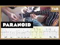Black Sabbath - Paranoid - Guitar Tab | Lesson | Cover | Tutorial