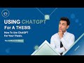 How To Use ChatGPT For Academic Thesis | Master Your Thesis In 2023/2024