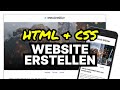 Website mit HTML und CSS erstellen 2022 | Tutorial für Anfänger