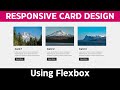 Creating Responsive CSS Cards | Card Design HTM & CSS