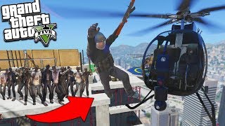 GTA 5 ZOMBIE MOD ROLEPLAY: CAN WE ESCAPE THE CITY! (GTA 5 Mod)