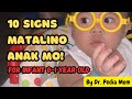 10 SIGNS MATALINO ANG ANAK MO|(0-1 year old)  Dr. Pedia Mom