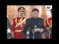 AP cover of swearing in of Pervez Musharraf as civilian president for five yr term