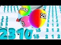 Lets Play New Satisfying Asmr Android Math Gameplay - Number Run Vs Ball Run 2048
