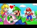 Luigi's Love Story With Peach | Funny Animation | The Super Mario Bros. Movie