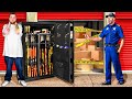 Found ILLEGAL WEAPONS In SAFE In Storage Unit FULL Of Money!