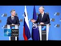 NATO Secretary General with the Prime Minister of Slovenia 🇸🇮 Robert Golob, 21 MAR 2024