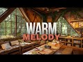 Cozy April Coffee Shop Ambience ☕ Smooth Jazz Music For Relax & Sleep