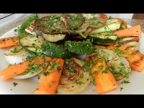 Как сделать овощи на гриле вкусно