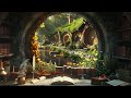 Journey to the Hobbit's Study Nook~ Bilbo Baggins' Study Nook in the Shire (Ambiance Music)