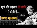 Pleto quote hindi || Elevate Your Mindset || With Detailed Explanation