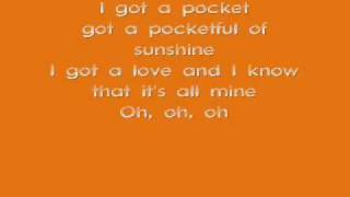 Natasha Bedingfield- Pocket Full Of Sunshine ( lyrics )