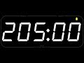 205 MINUTE - TIMER & ALARM - 1080p - COUNTDOWN
