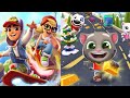 Subway Surfers || Tom Gold Run Game || Android game || mobile play cat run || Fun