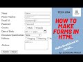 Learn How To Make Registration Form In HTML