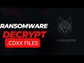 Cdxx File Virus Ransomware [.Cdxx ] Removal and Decrypt .Cdxx Files