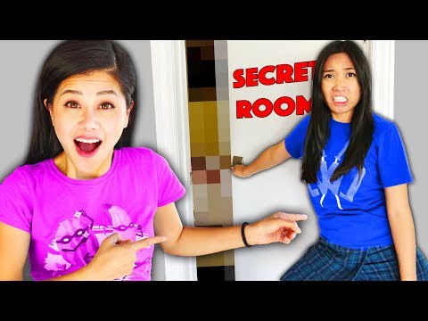 REGINA SECRET ROOM REVEAL Spending 24 Hours Finding Files in the Most Mysterious Safe House Place