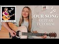 Taylor Swift Our Song Guitar Tutorial (Live at The Eras Tour) // Nena Shelby