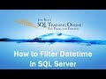 SQL Date Comparison - How to filter Datetime in SQL Server - Quick Tips Ep38