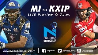 Live IPLT20 Mumbai Indians vs Kings XI Punjab Indian Premier League match preview on Cric Gully